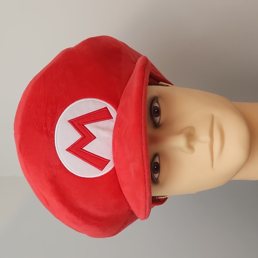 SUPER MARIO BROTHERS RED ADJUSTABLE SIZE HAT HALLOWEEN COSTUME